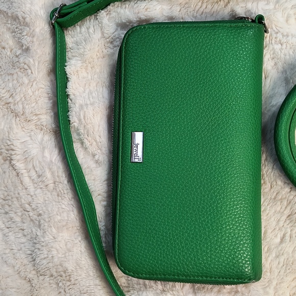 Jewell Cross Body Purse w/ Clutch Wallet - Picture 3 of 10